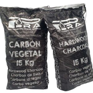 pira carbón vegetal de encina saco de 15 kg